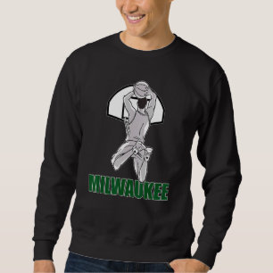 Milwaukee Basketball B-Ball City Wisconsin State - Sweatshirt