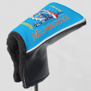 Milwaukee city flag golf head cover