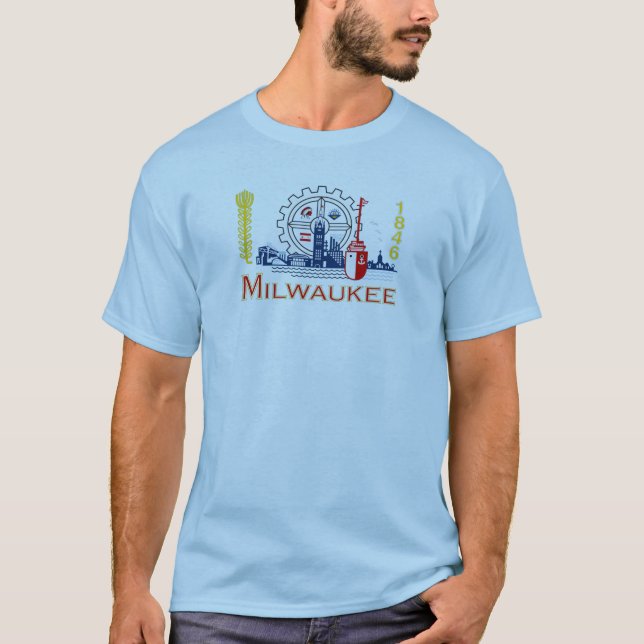 Milwaukee city flag T-Shirt (Front)