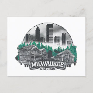 Milwaukee City Wisconsin USA Postcard