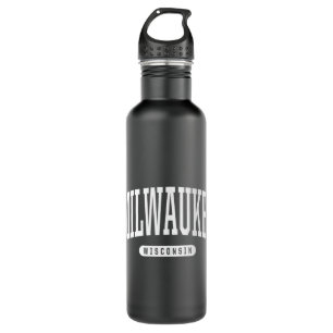 Milwaukee   College University Style WI USA Stainless Steel Water Bottle