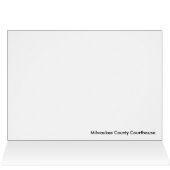 Milwaukee County Courthouse Cards (Inside Horizontal (Top))