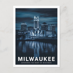 Milwaukee Harbor, Wisconsin Postcard