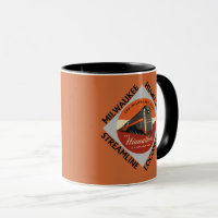 The Hiawatha - Milwaukee Road 15 oz. Black Mug – Broken Knuckle