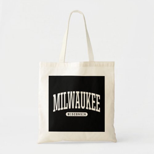 Milwaukee Hoodie  College University Style WI USA Tote Bag