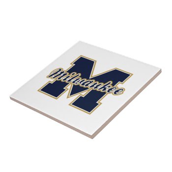 Milwaukee Letter Tile by TurnRight at Zazzle