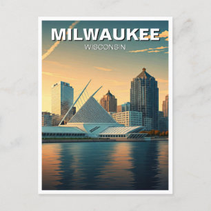 Milwaukee Museum of Art Travel Postcard