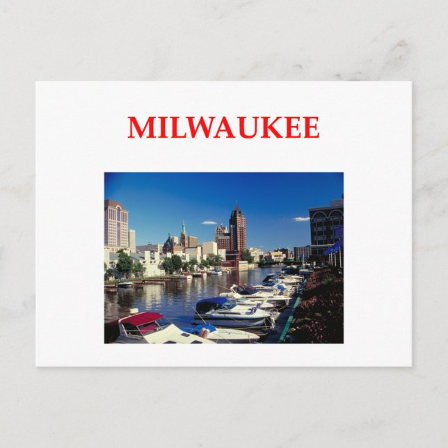 milwaukee postcard (Front)