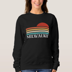 milwaukee retro 70s vintage sunset milwaukeean sweatshirt