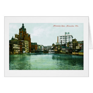 Milwaukee River, Milwaukee, Wisconsin Cards