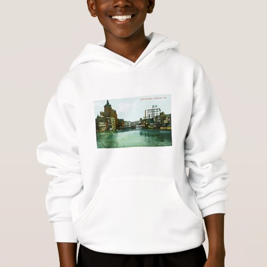 Milwaukee River, Milwaukee, Wisconsin Hoodie