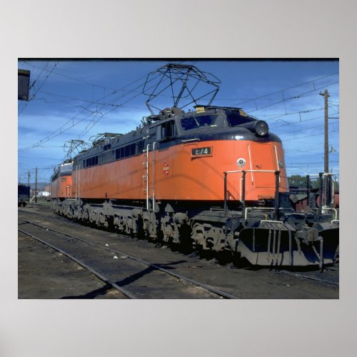 Milwaukee Road boxcab electric E34A_Trains Poster