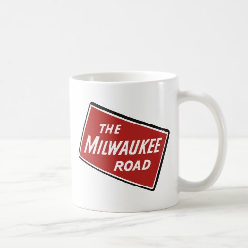 Milwaukee Road Railway Sign 2 Coffee Mug