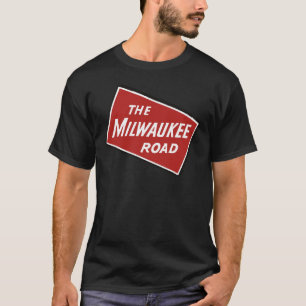 Milwaukee Road Railway Sign 2 T-Shirt