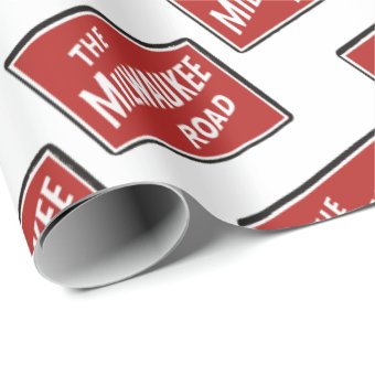 Milwaukee Road Railway Sign 2 Wrapping Paper | Zazzle