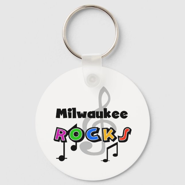 Milwaukee Rocks Keychain (Front)