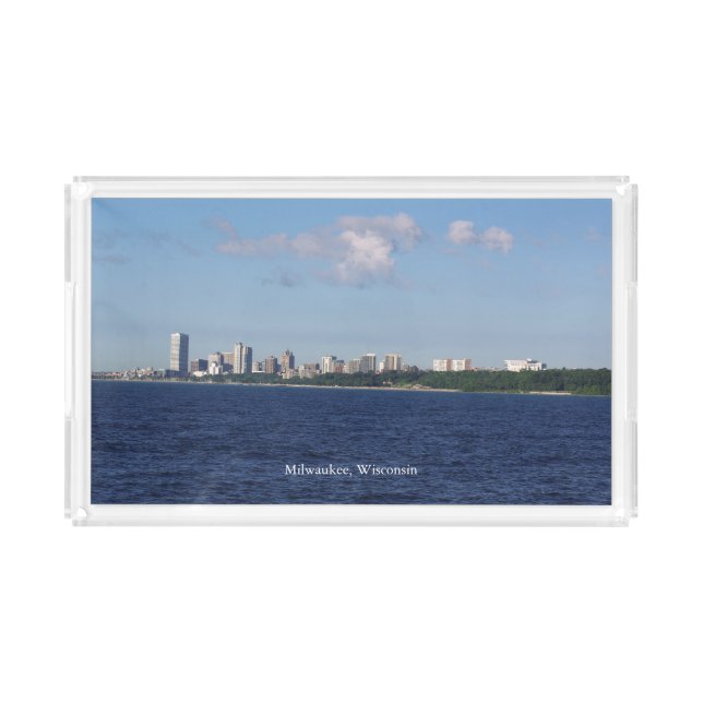 Milwaukee Skyline acrylic tray (Front)