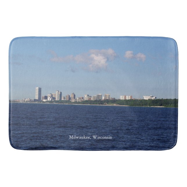 Milwaukee Skyline bathmat (Front)
