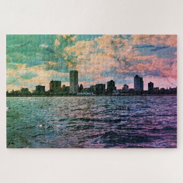 Milwaukee Skyline Jigsaw Puzzle (Horizontal)