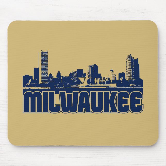 Milwaukee Skyline Mouse Pad (Front)
