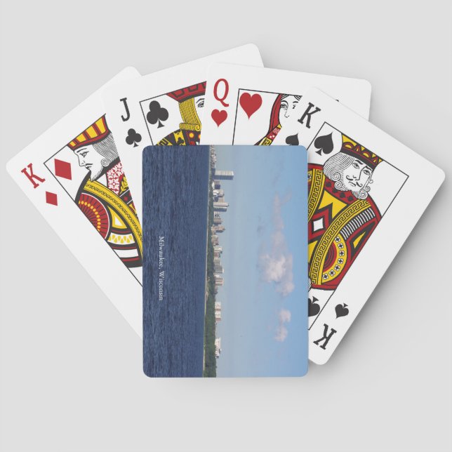 Milwaukee Skyline playing cards (Back)