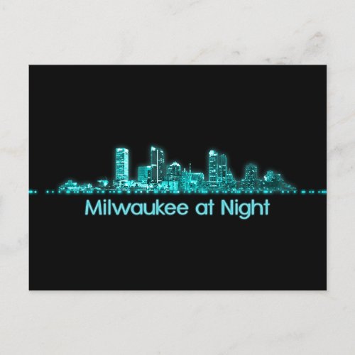 Milwaukee Skyline Postcard