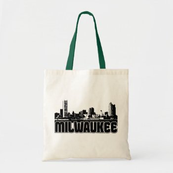 Milwaukee Skyline Tote Bag by TurnRight at Zazzle