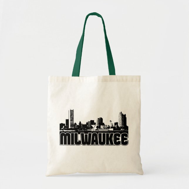 Milwaukee Skyline Tote Bag (Front)