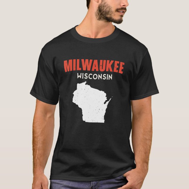 Milwaukee USA State America Travel Montanan Helena T-Shirt (Front)