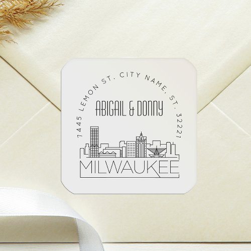 Milwaukee Wedding  Pre_Addressed Envelope Seal