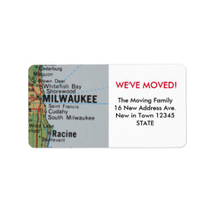 Milwaukee We've Moved label