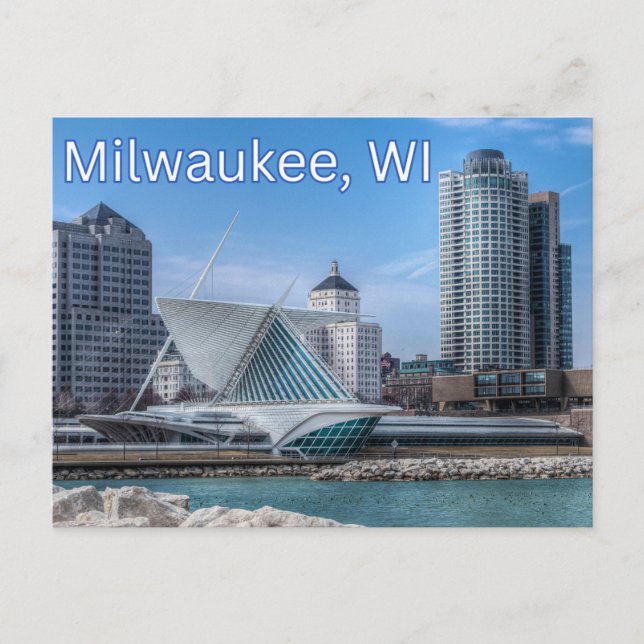 Milwaukee WI Postcard (Front)