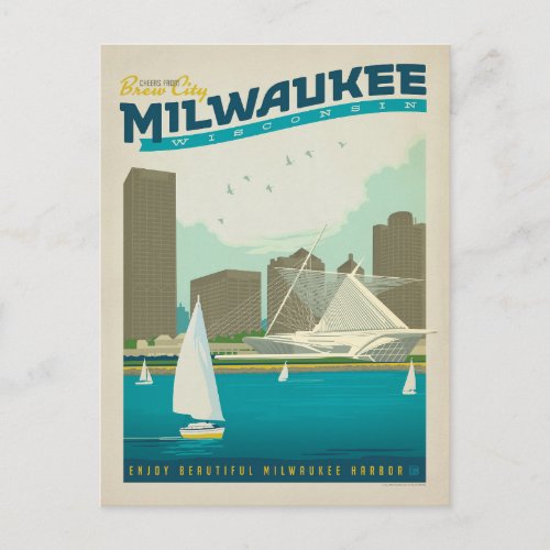 Milwaukee WI Postcard