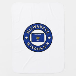 Milwaukee Wisconsin Baby Blanket