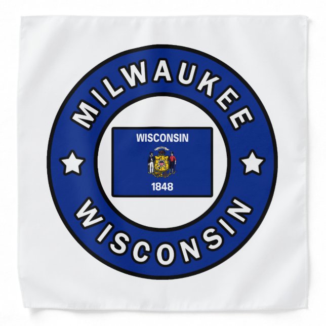 Milwaukee Wisconsin Bandana (Front)