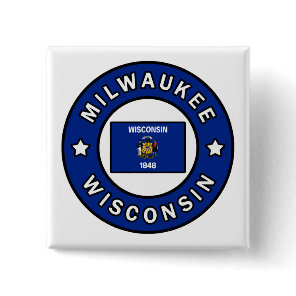 Milwaukee Wisconsin Button