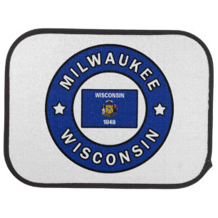 Milwaukee Wisconsin Car Floor Mat