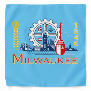 Milwaukee (Wisconsin) City flag Bandana