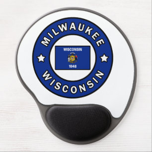 Milwaukee Wisconsin Gel Mouse Pad