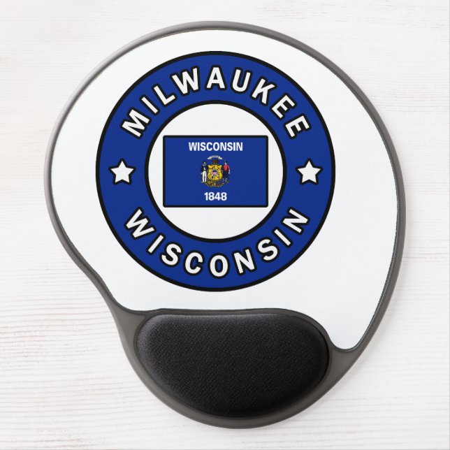 Milwaukee Wisconsin Gel Mouse Pad (Front)