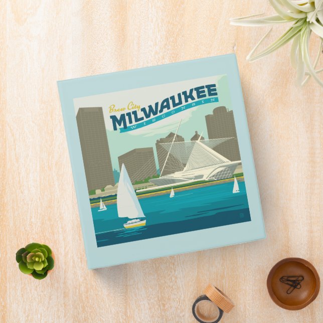 Milwaukee Wisconsin Harbor | Brew City 3 Ring Binder (In Situ)