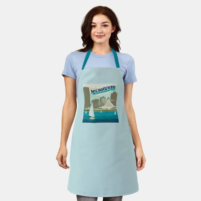 Milwaukee Wisconsin Harbor | Brew City Apron (Worn)