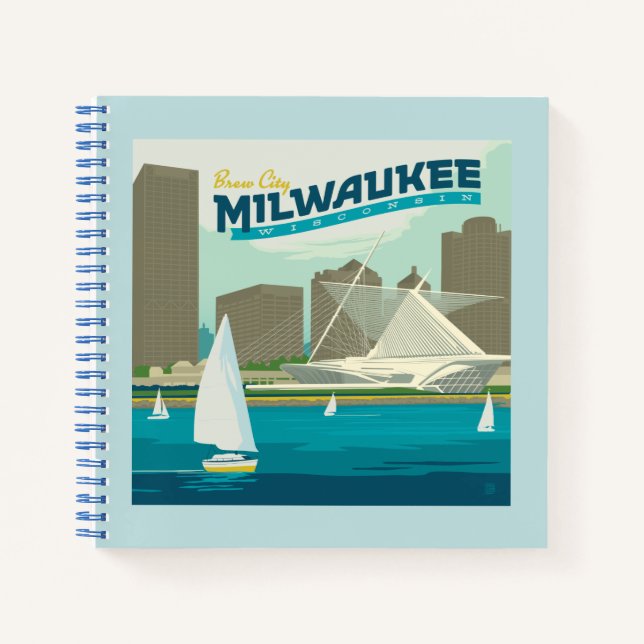 Milwaukee Wisconsin Harbor | Brew City Notebook (Front)