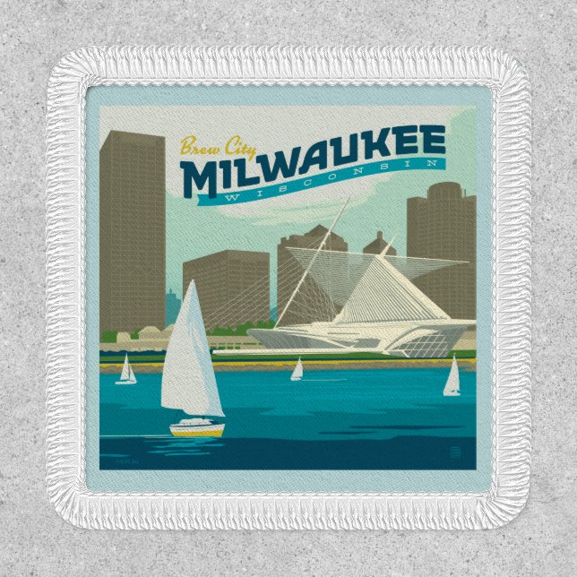 Milwaukee Wisconsin Harbor | Brew City Patch (Front)