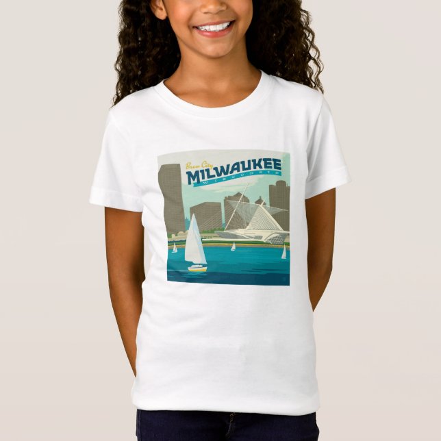 Milwaukee Wisconsin Harbor | Brew City T-Shirt (Front)