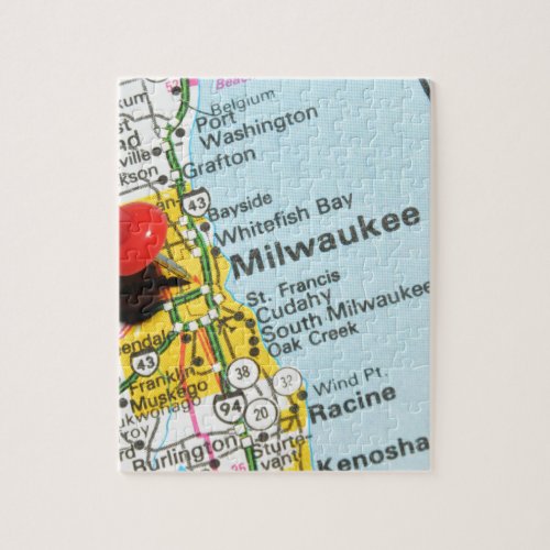 Milwaukee Wisconsin Jigsaw Puzzle