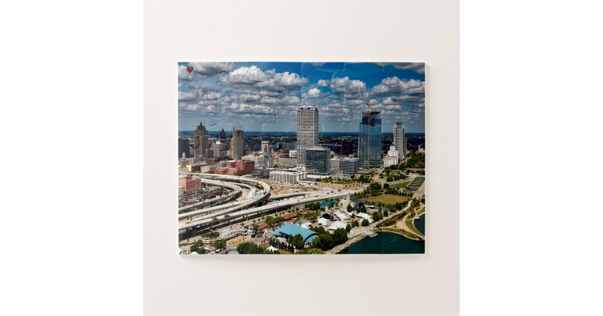 Milwaukee Wisconsin Jigsaw Puzzle Zazzle