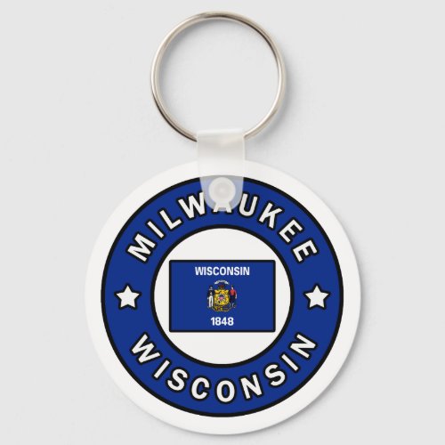 Milwaukee Wisconsin Keychain