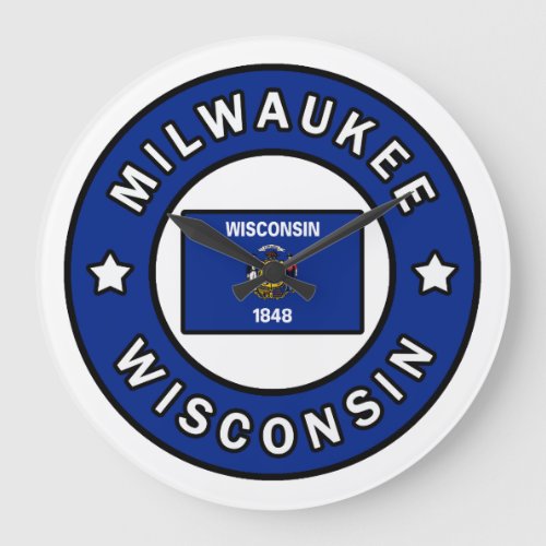 Milwaukee Wisconsin Large Clock