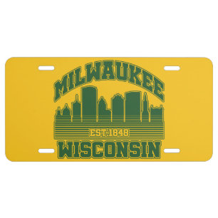 Milwaukee,Wisconsin License Plate